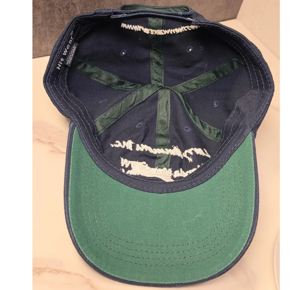 Hit Wear Larry Simmons Inc Honda Mazda VW Parkersburg WV Navy Blue Hat OSFM